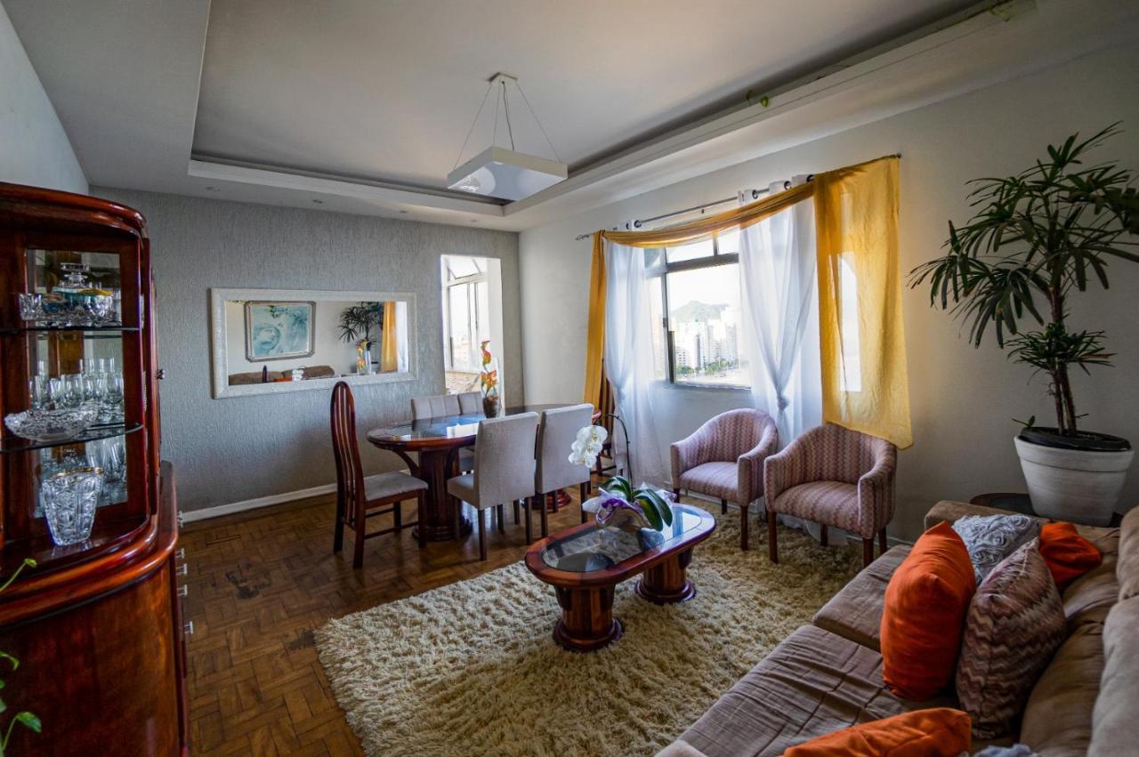 Apartamento Pe Na Areia São Vicente Buitenkant foto